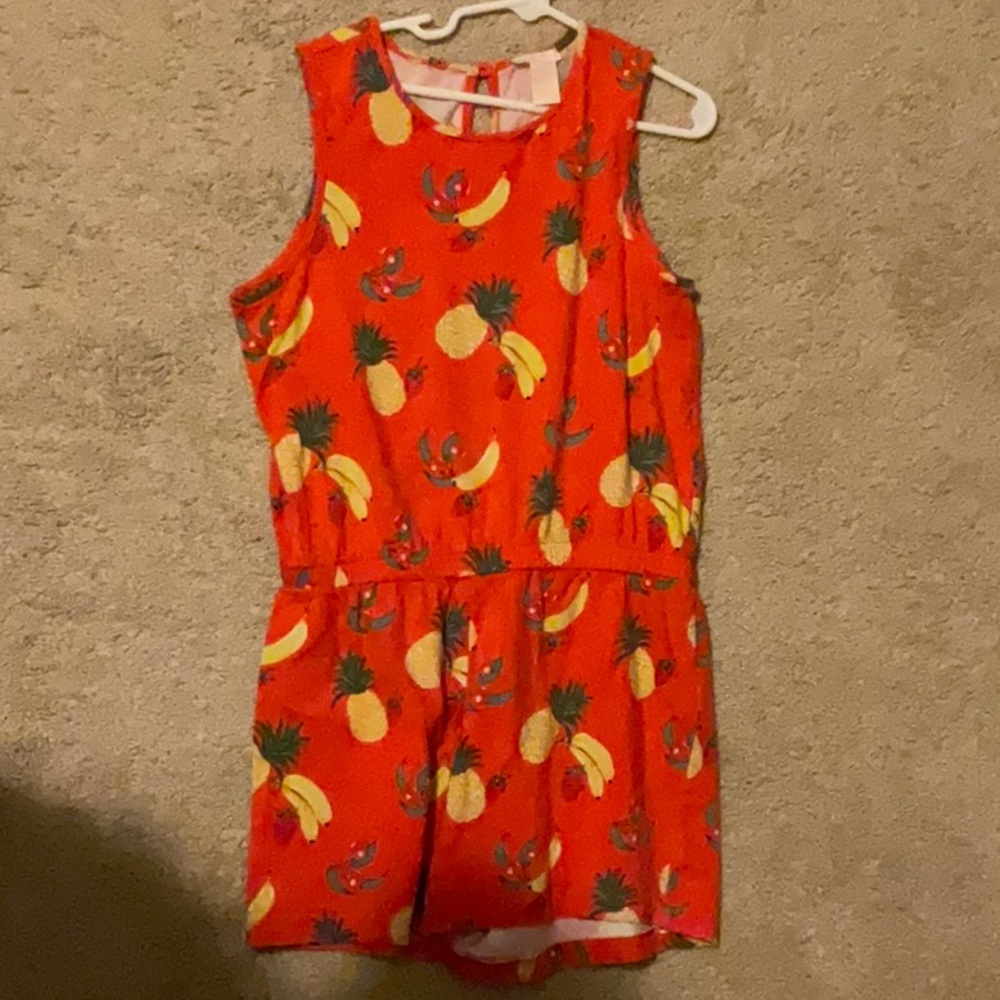 Overall with fruity designs